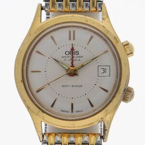 ORIS Watches 420-7387 Gold Plated/Stainless Steel Hand Winding